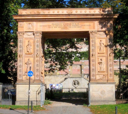 We almost missed this, it's a gate to the family cemetery.